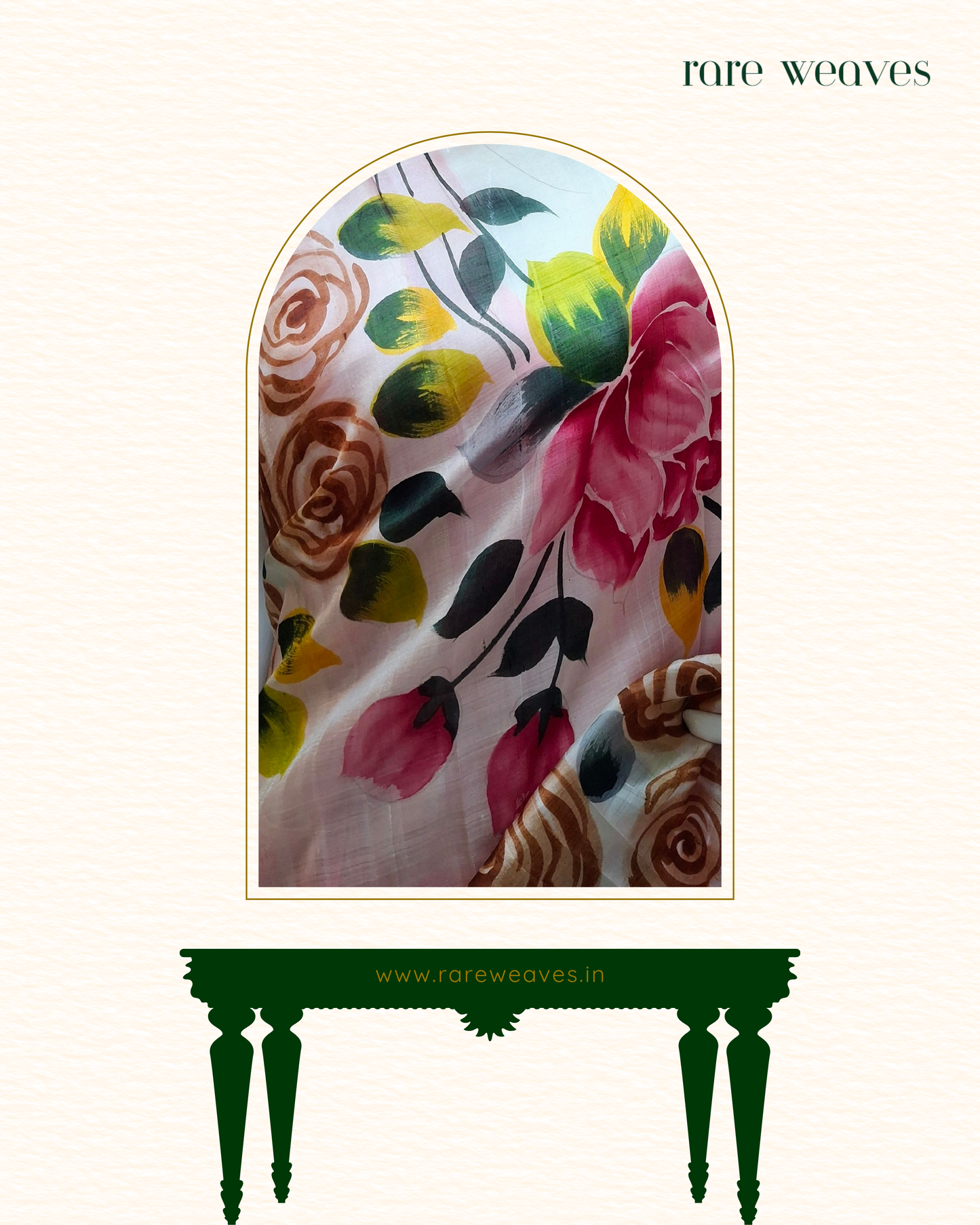Handpainted Bishnupur Silk
