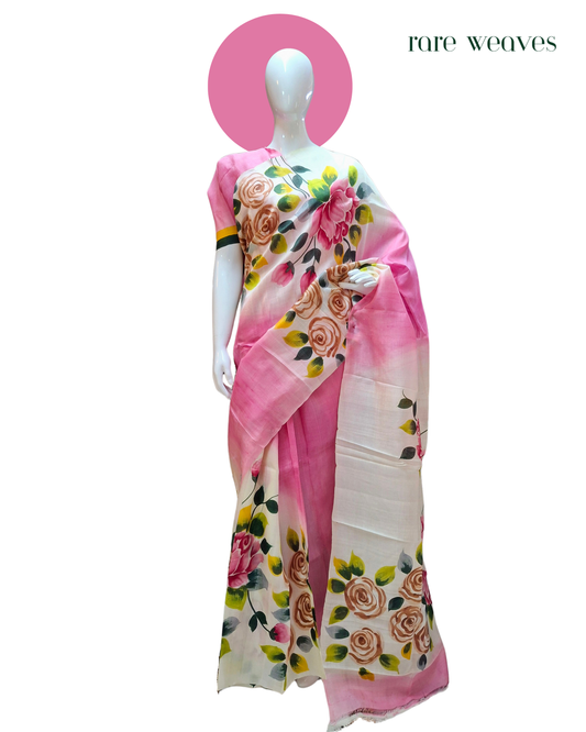 Handpainted Bishnupur Silk