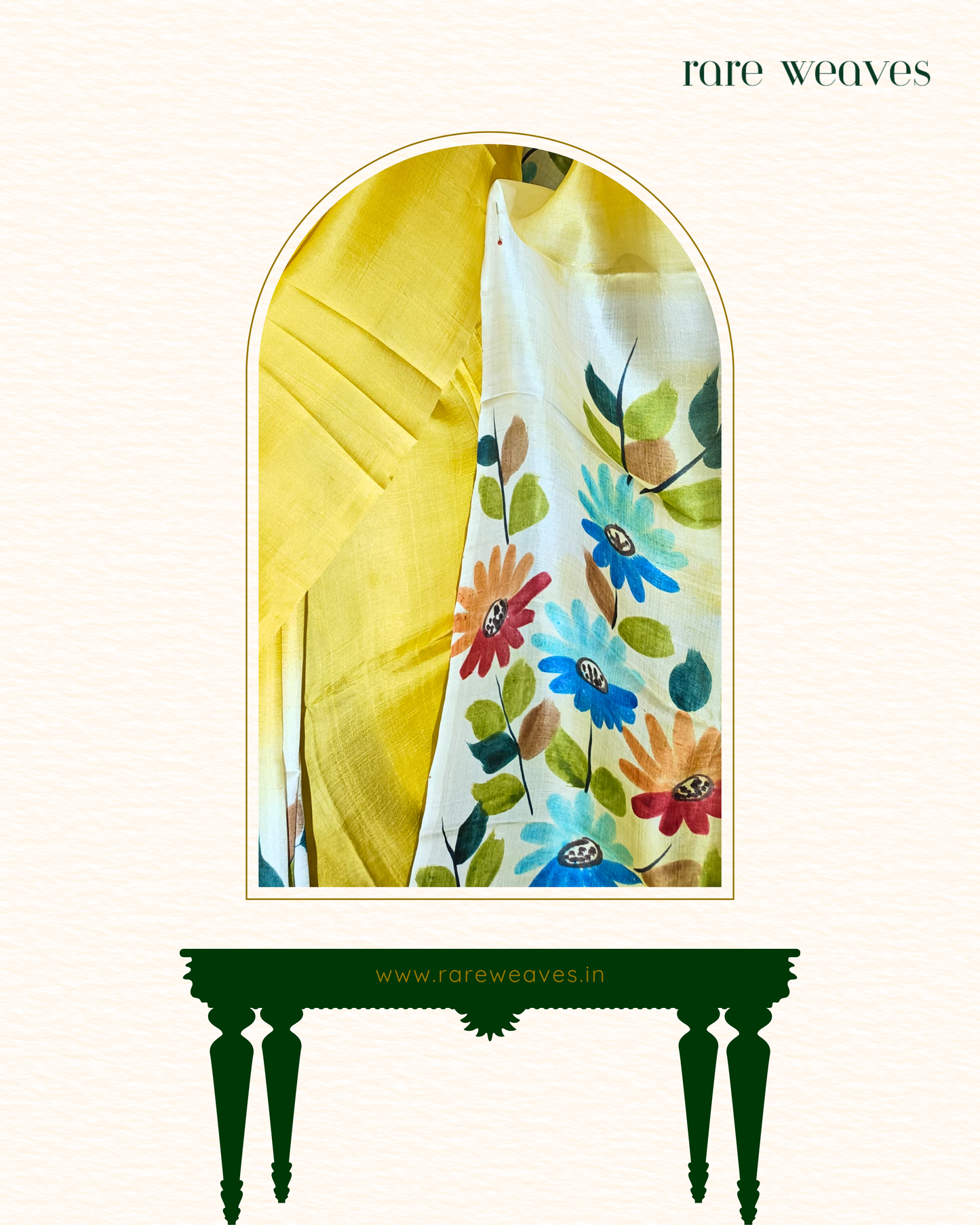 Handpainted Bishnupur Silk