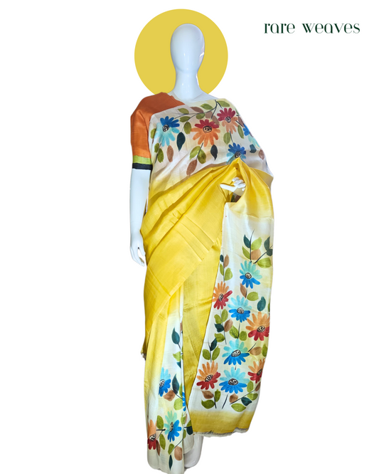 Handpainted Bishnupur Silk