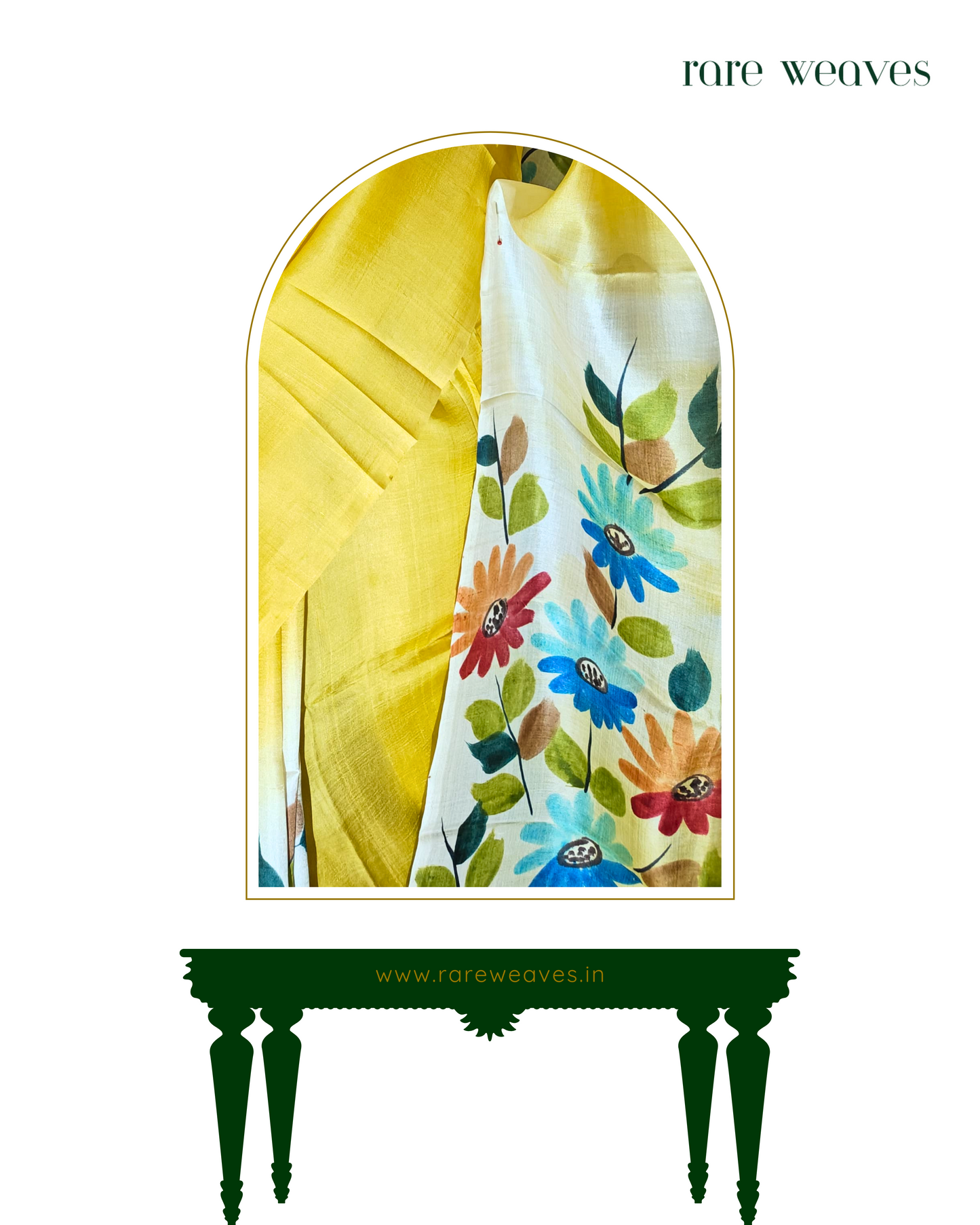 Handpainted Bishnupur Silk