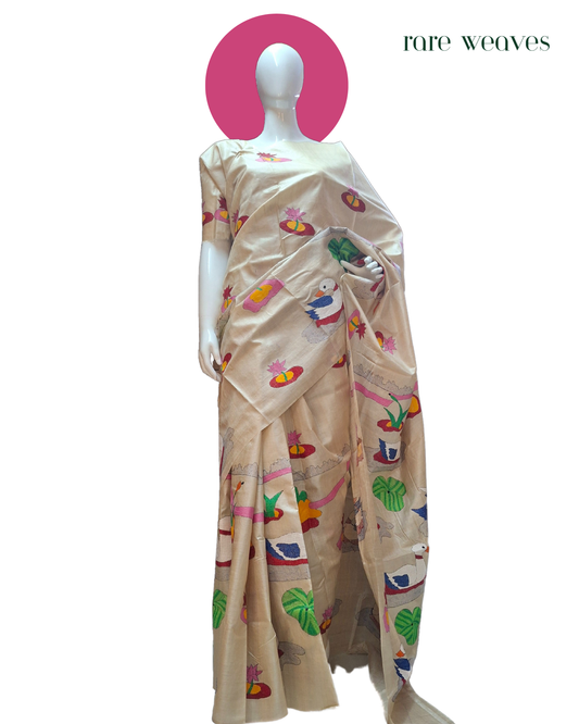 Kantha on Tussar Silk