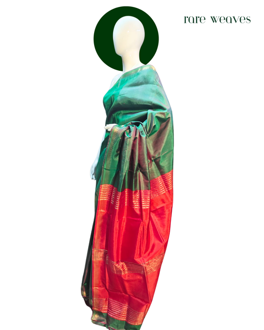Dual tone Bishnupur Katan with Zari Border