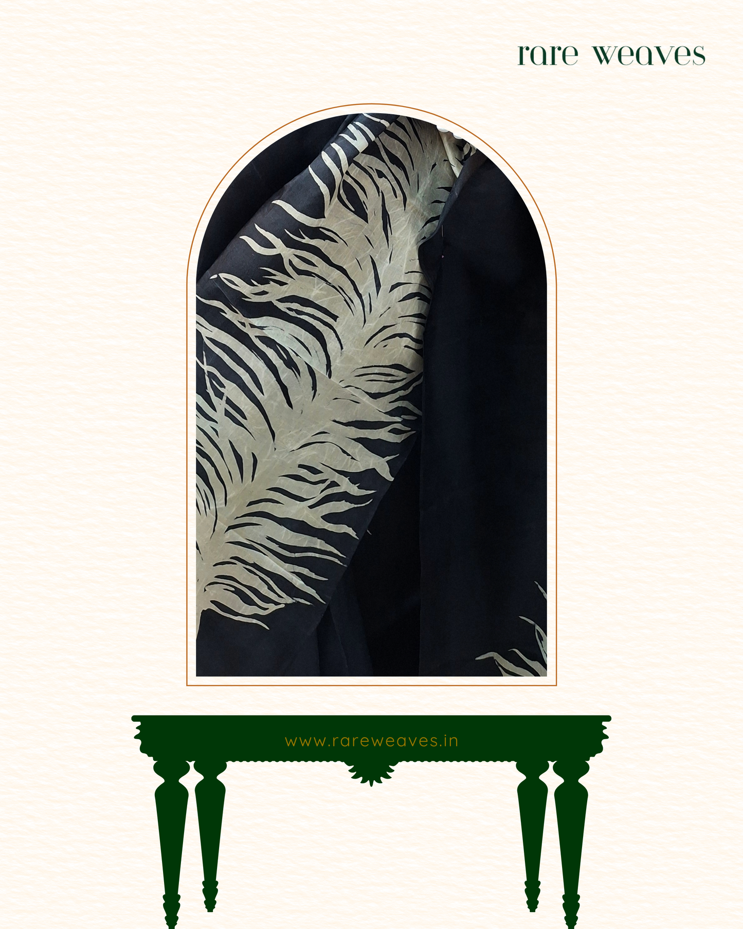 Hand Batik on Bishnupur Katan Silk