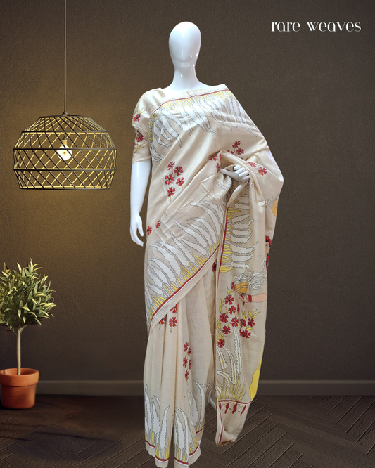 Kantha on Gachi Tussar Silk