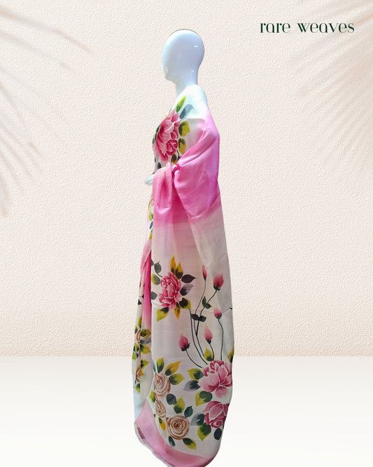 Handpainted Bishnupur Silk