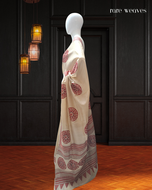Kantha on Gachi Tussar Silk