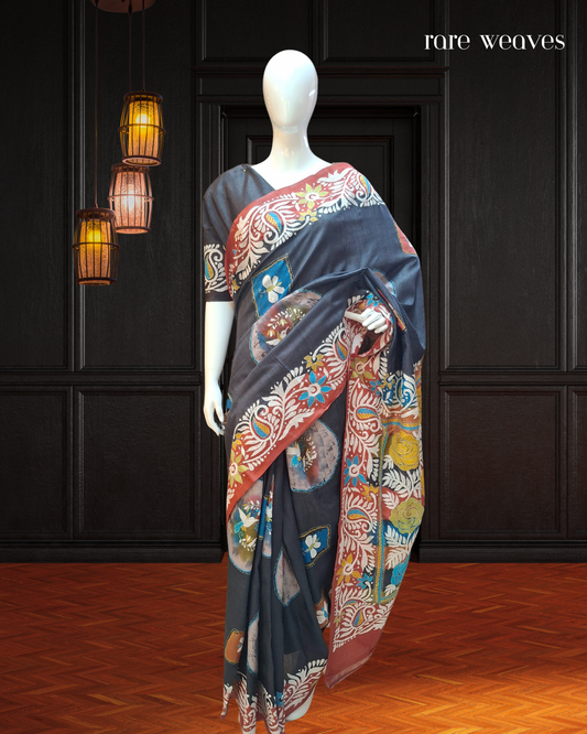 Kantha on Tussar Silk