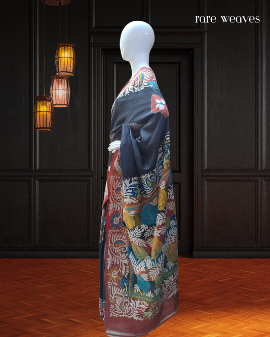 Kantha on Tussar Silk