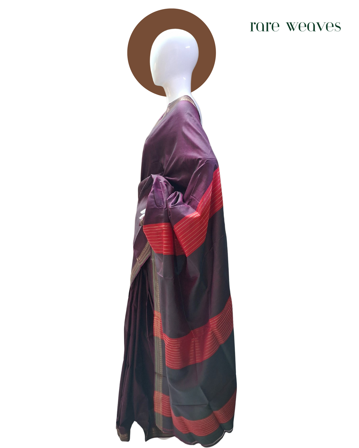 Handmade Bishnupur Katan Silk with Zari Border