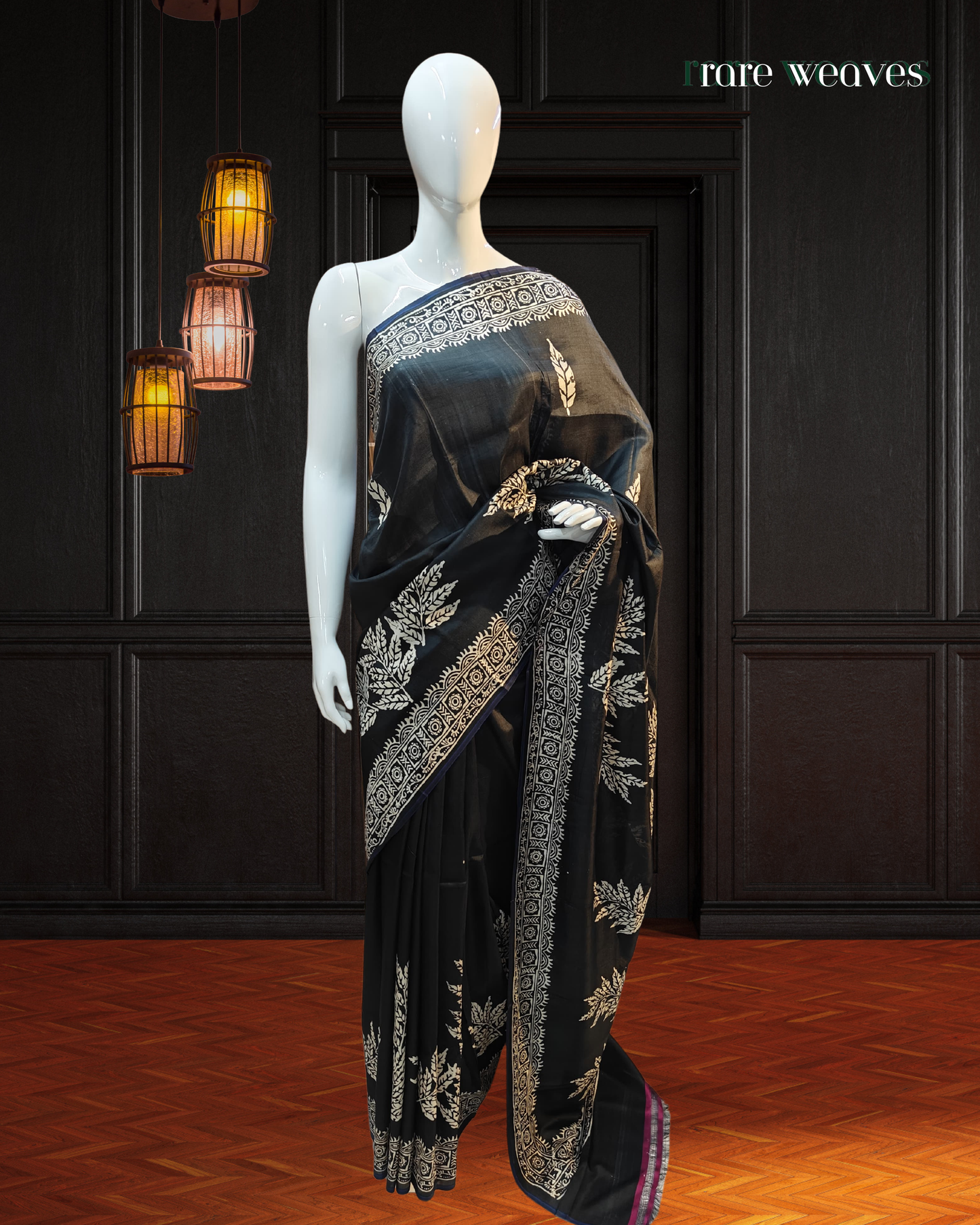 Handblock on Bishnupur Silk