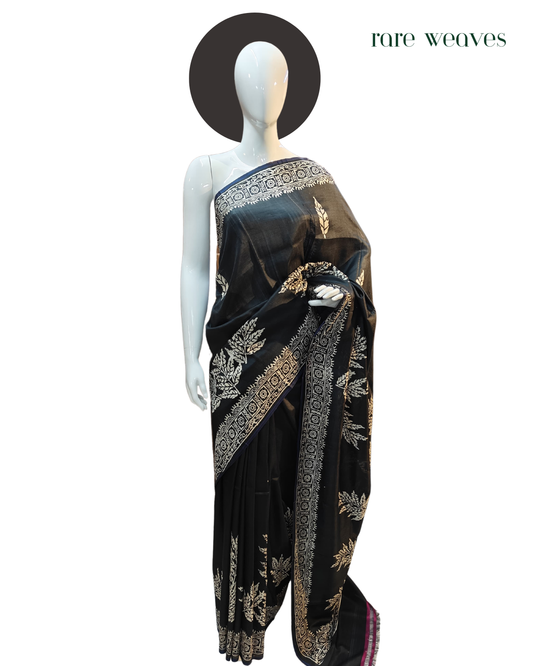 Handblock on Bishnupur Silk