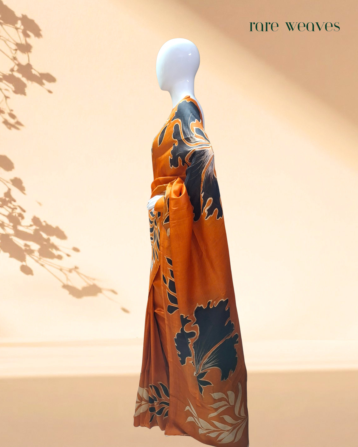 Handpainted Murshidabad Silk