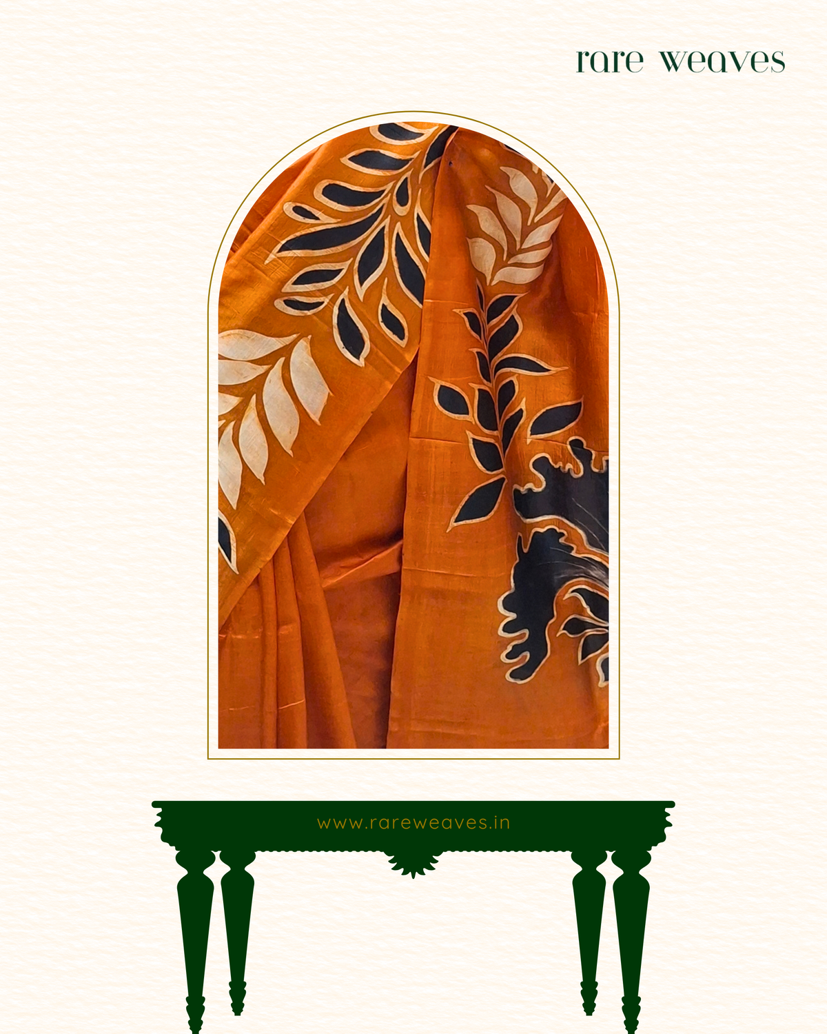 Handpainted Murshidabad Silk