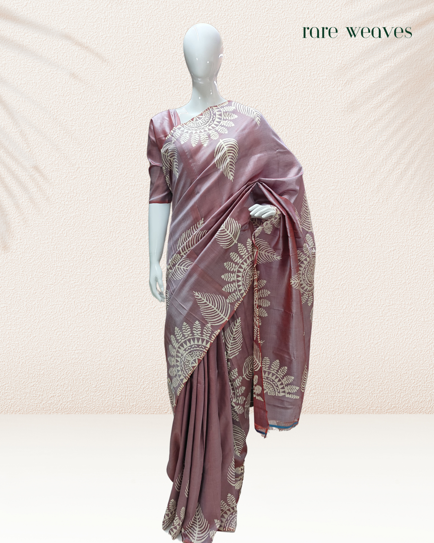 Bishnupur Silk with Hand Block