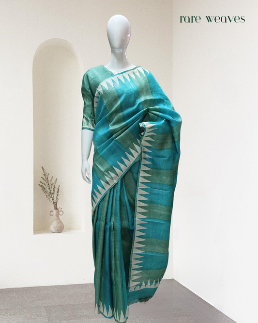 Handpainted Gachi Tussar Silk