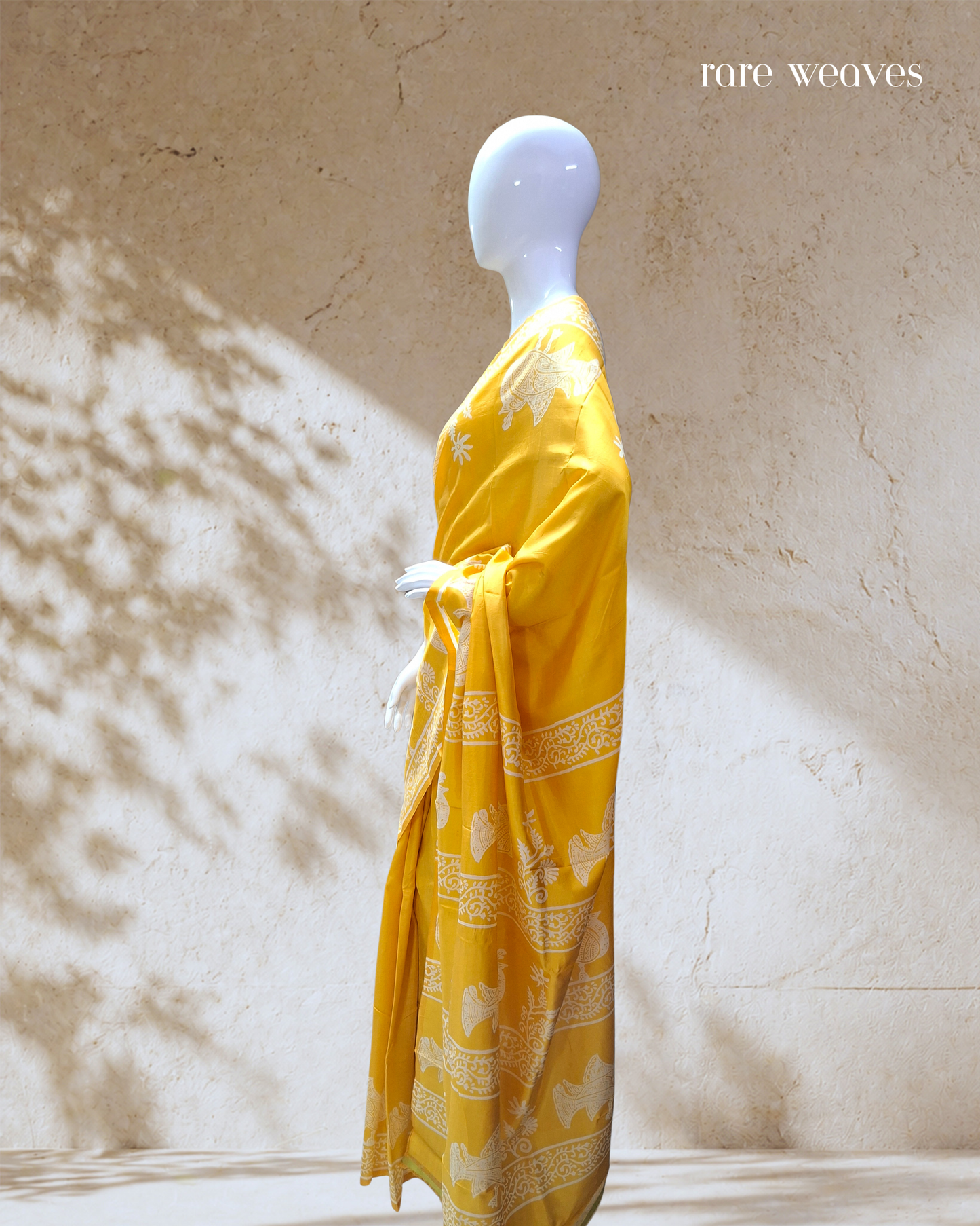 Handblock on Bishnupur Silk