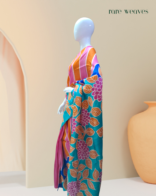 Handpainted Murshidabad Silk